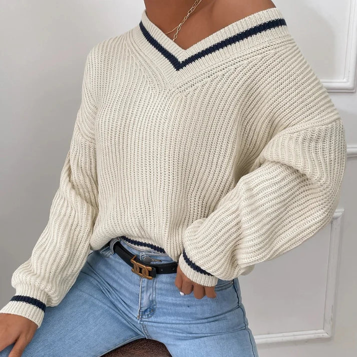 Pull Rayé Alice - Doux et Confortable