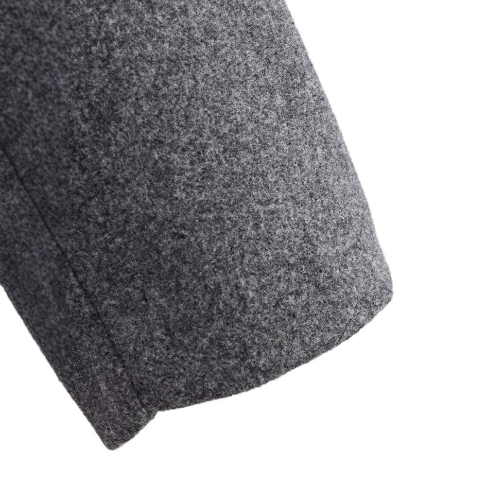 Vivatelle “Élise” Veste Laine Grise – Élégance Double-Boutonnage