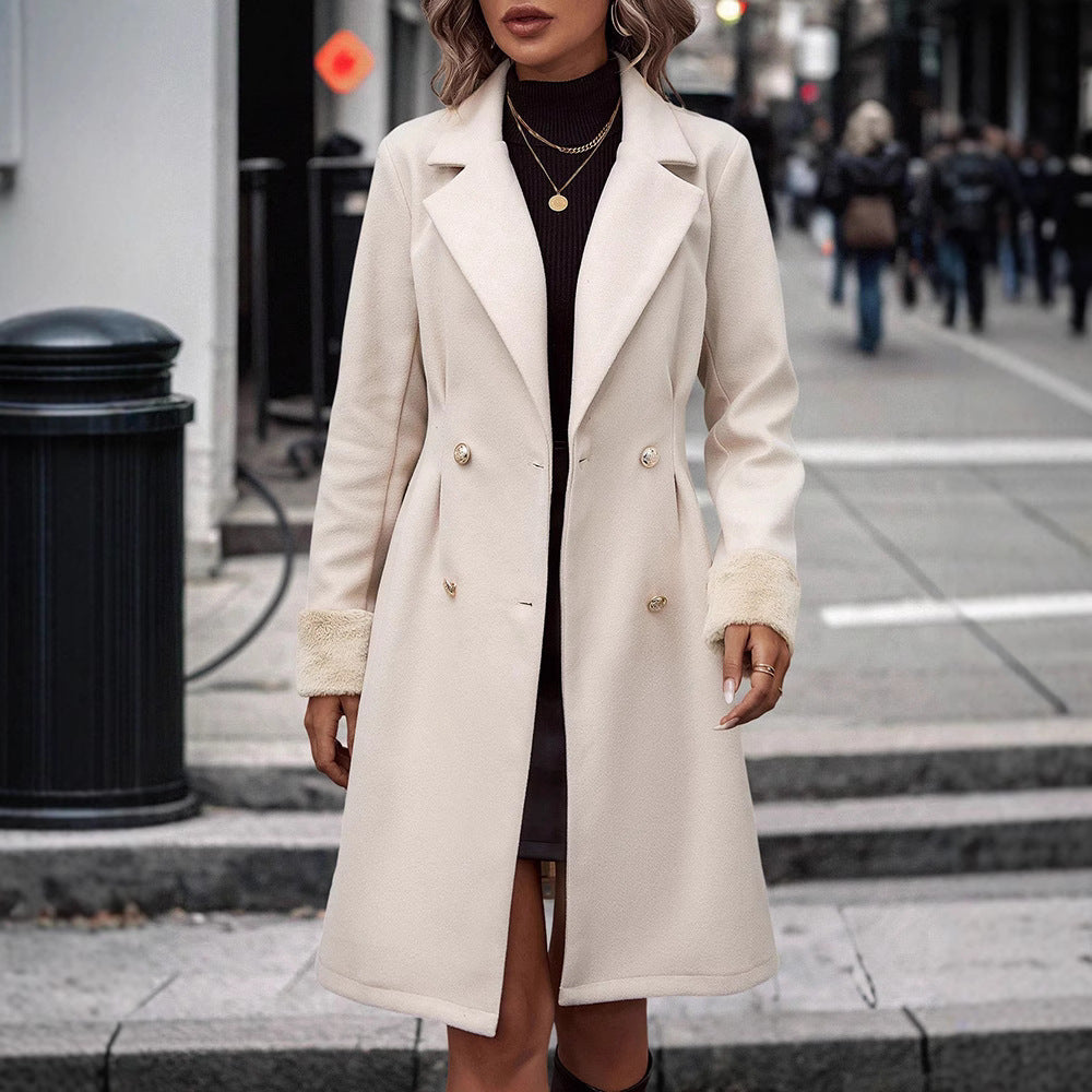 Vivatelle “Amélie” Manteau Ajusté – Élégance Classique