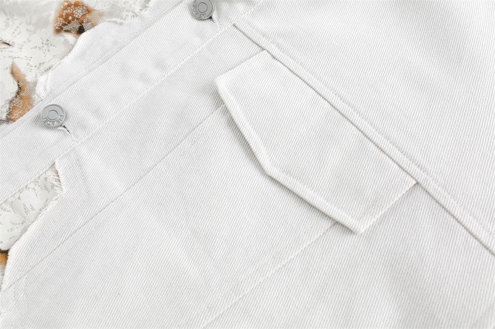 Veste en denim Vivatelle “Artemis” – style artistique et urbain