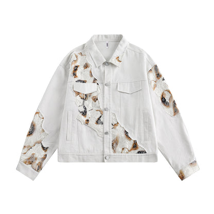 Veste en denim Vivatelle “Artemis” – style artistique et urbain