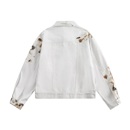 Veste en denim Vivatelle “Artemis” – style artistique et urbain