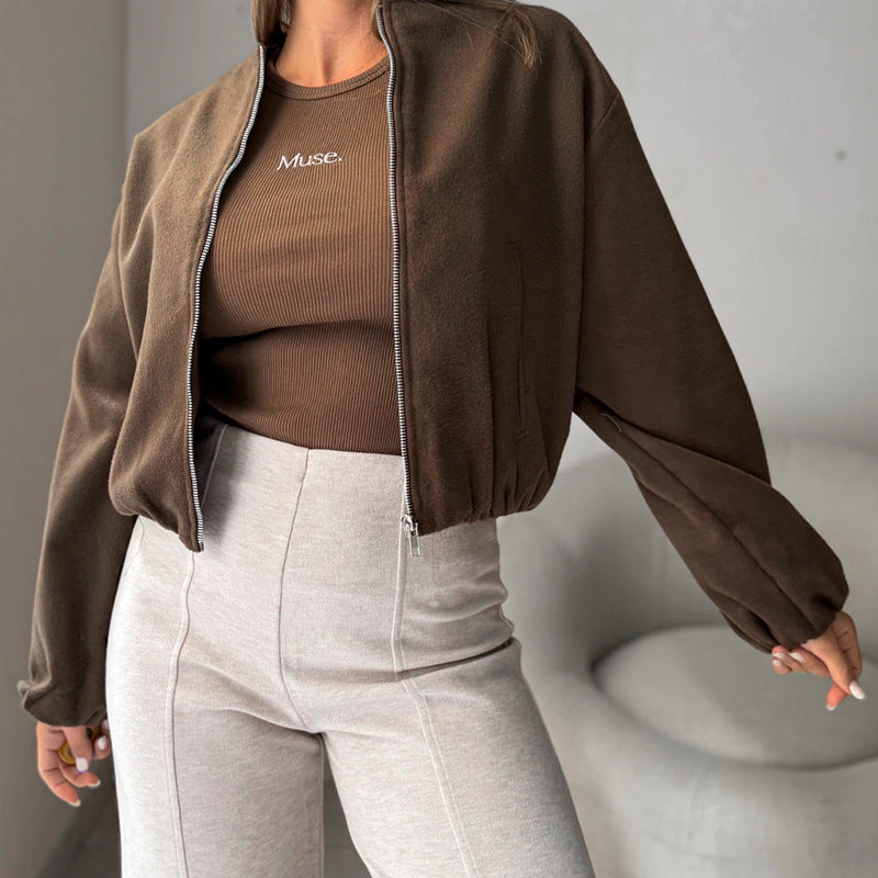 Veste Vivatelle “Muse” – Élégance décontractée à manches lanterne