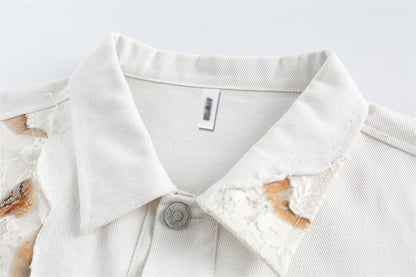 Veste en denim Vivatelle “Artemis” – style artistique et urbain