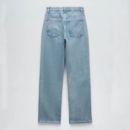 Ensemble en denim Vivatelle “Nova” – veste cropped & jean taille haut