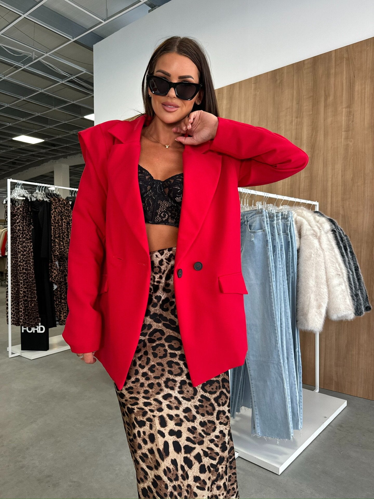 Blazer oversize Vivatelle “Amara” – chic urbain