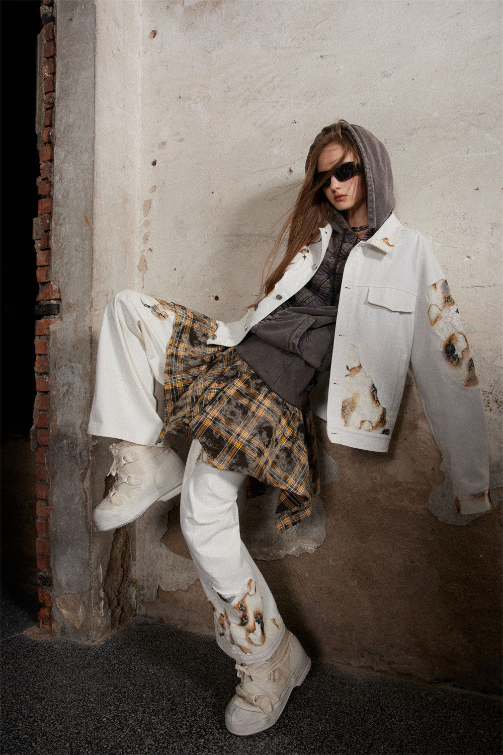 Veste en denim Vivatelle “Artemis” – style artistique et urbain