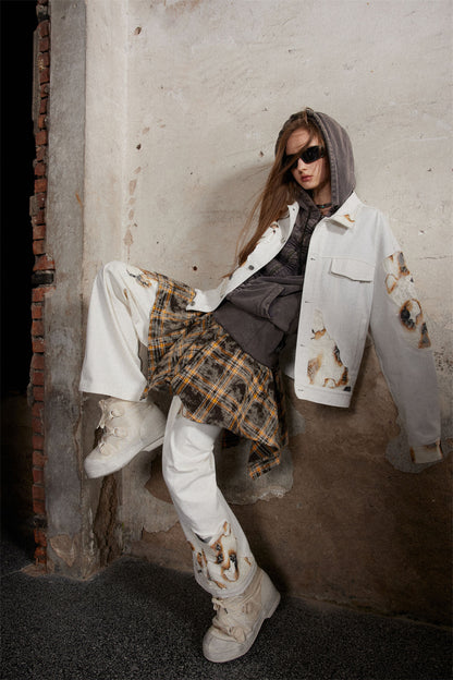 Veste en denim Vivatelle “Artemis” – style artistique et urbain