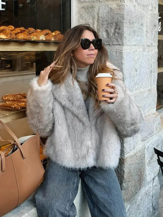 Mia|Veste en fourrure de luxe