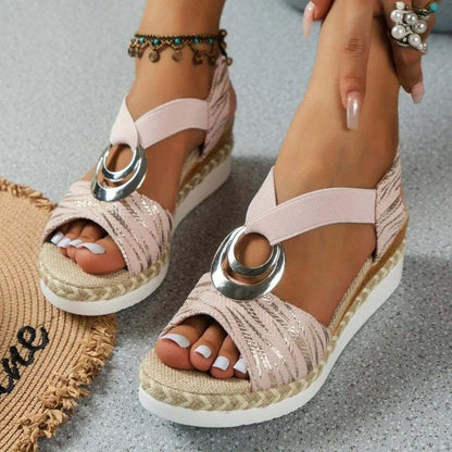 Luna™ | Sandales orthopédiques femme à maintien souple et design chic