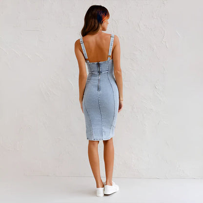 Aria | Élégante Robe en Denim